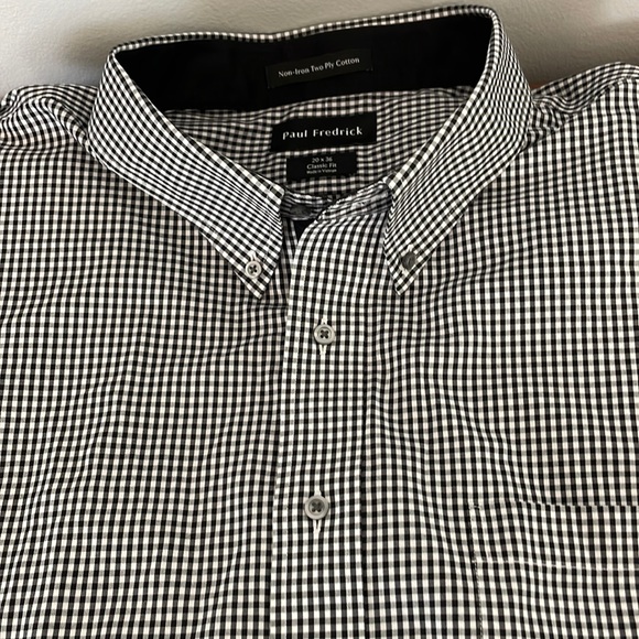 Paul Fredrick Tailored Non -Iron Classic Dress Shirt - Picture 2 of 8
